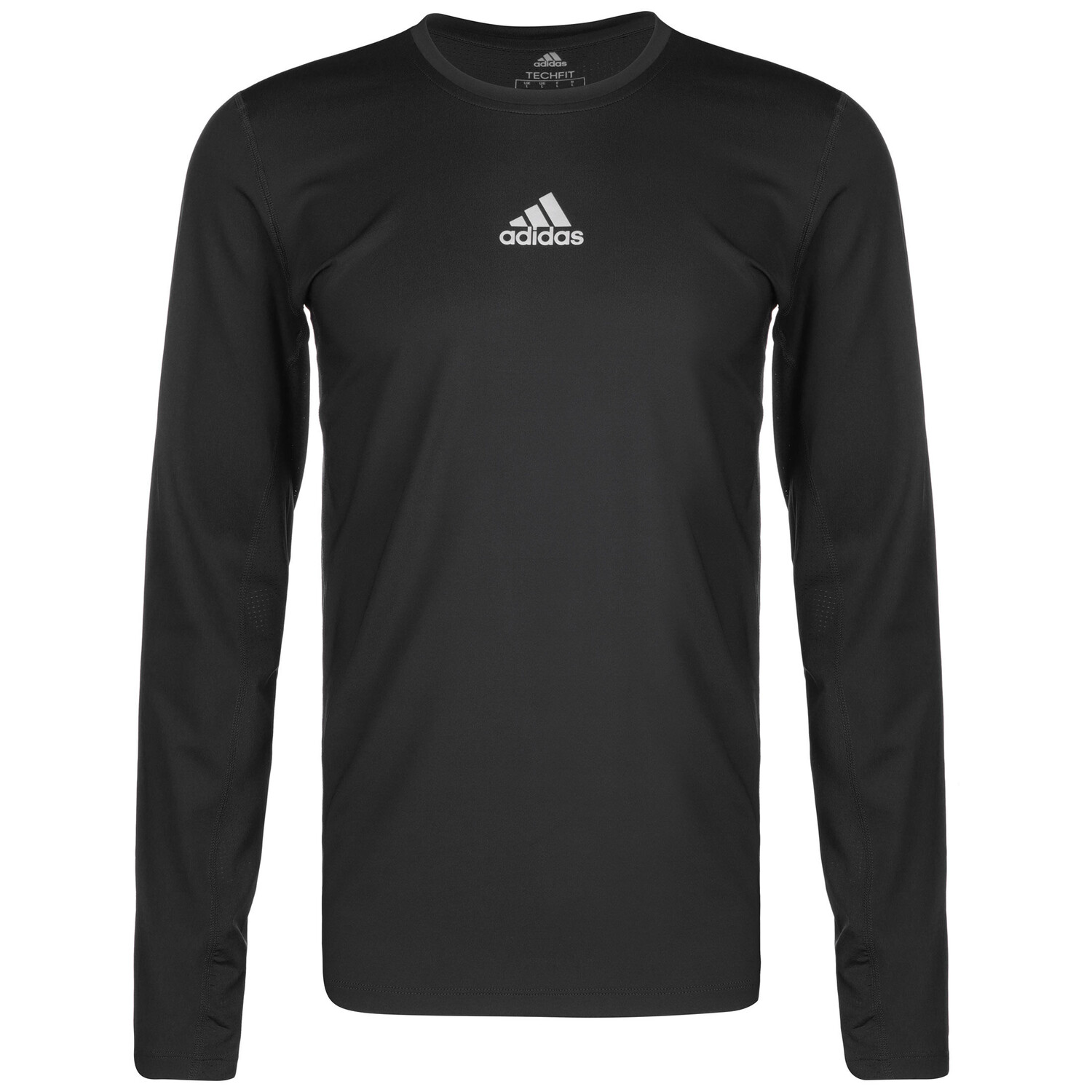 

Лонгслив adidas Performance Techfit, черный