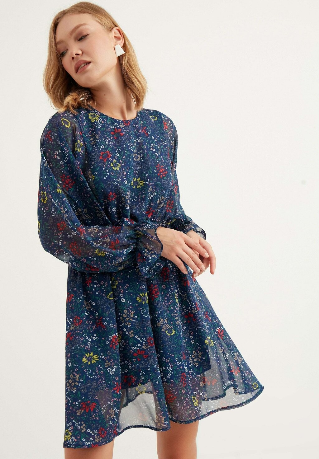 

Летнее платье Patterned Herita, цвет dark blue