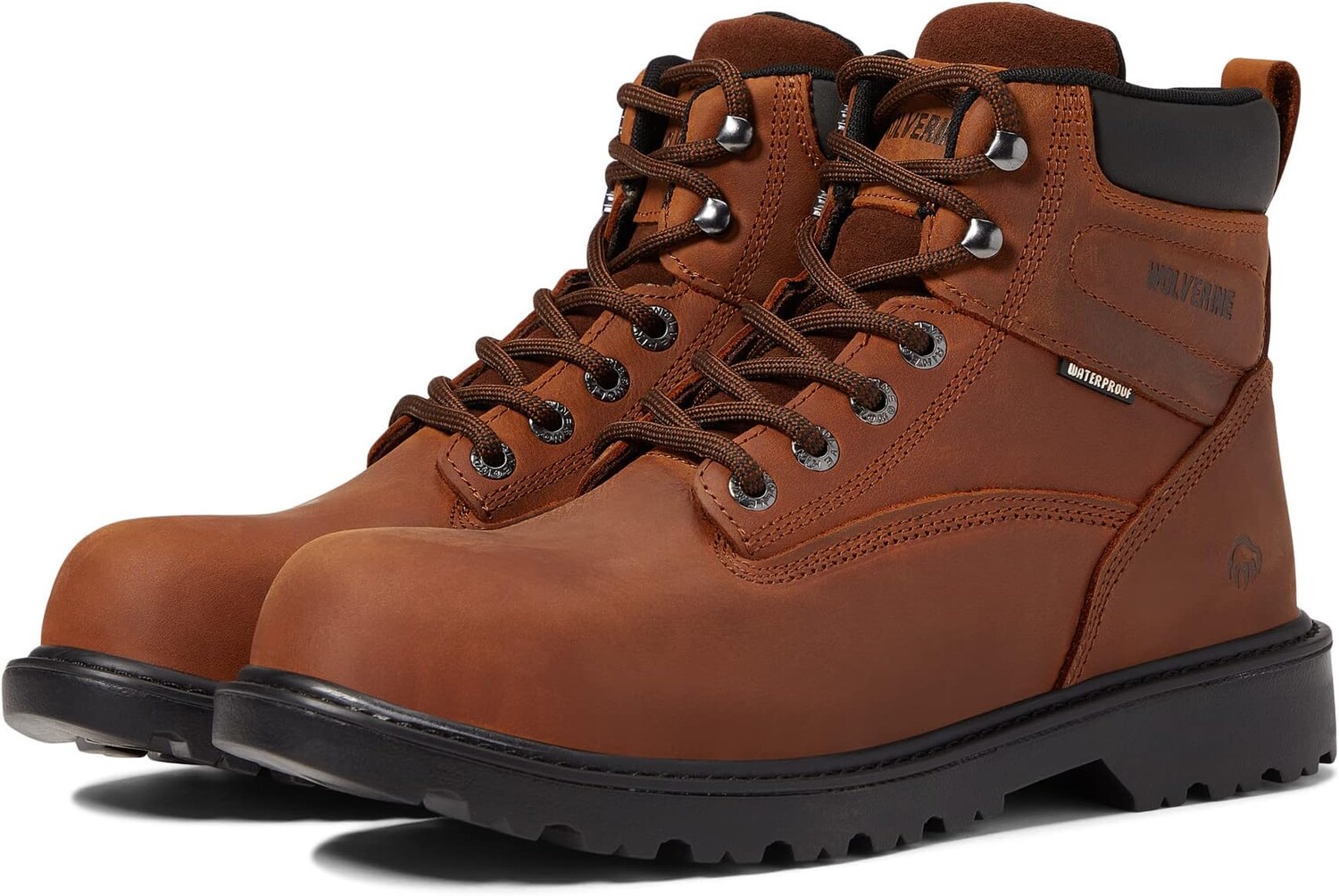 

Рабочая обувь со стальным носком Floorhand Steel Toe Wolverine, цвет Rust