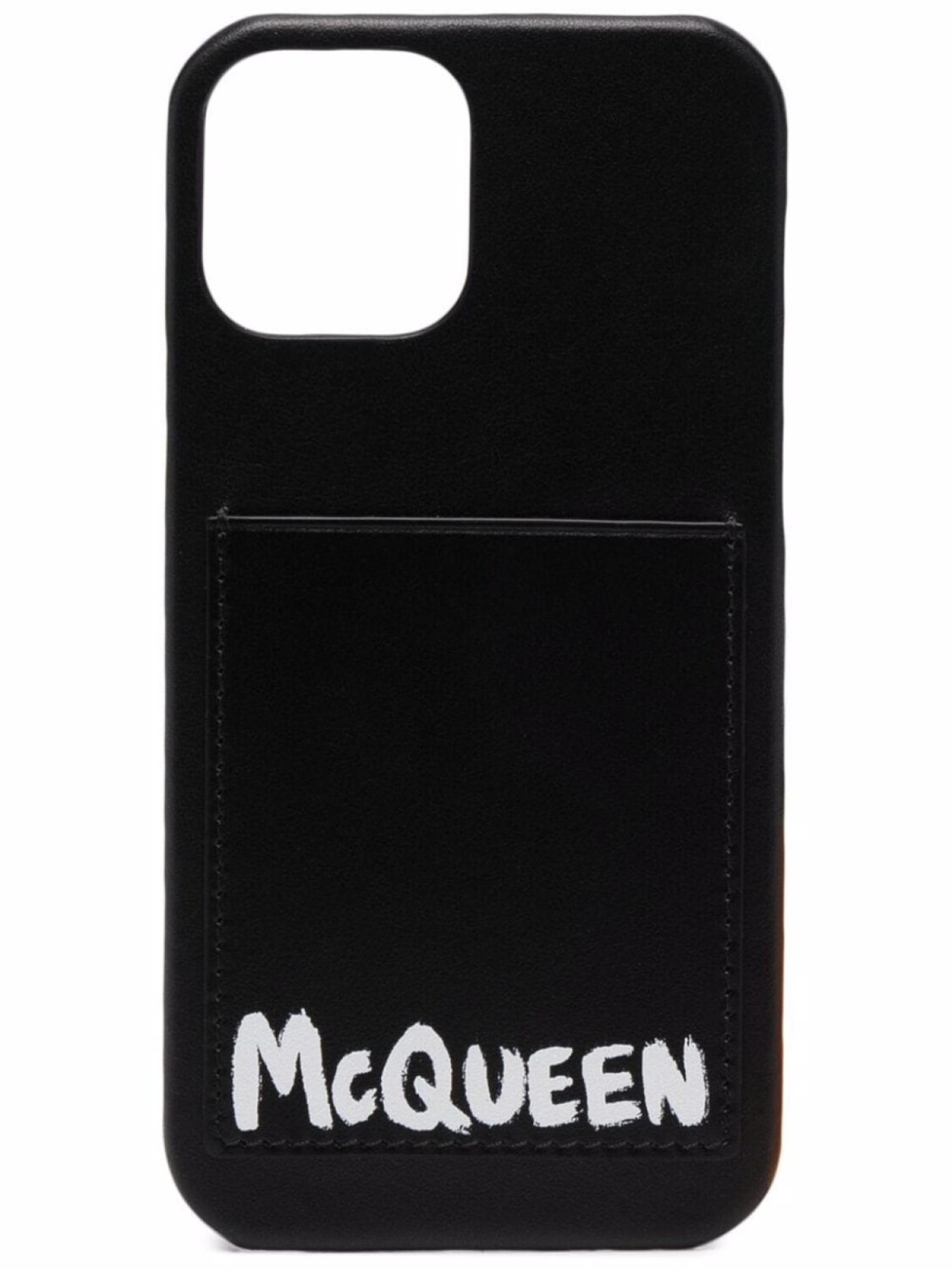 

Alexander McQueen чехол для iPhone 12 Pro с логотипом, черный