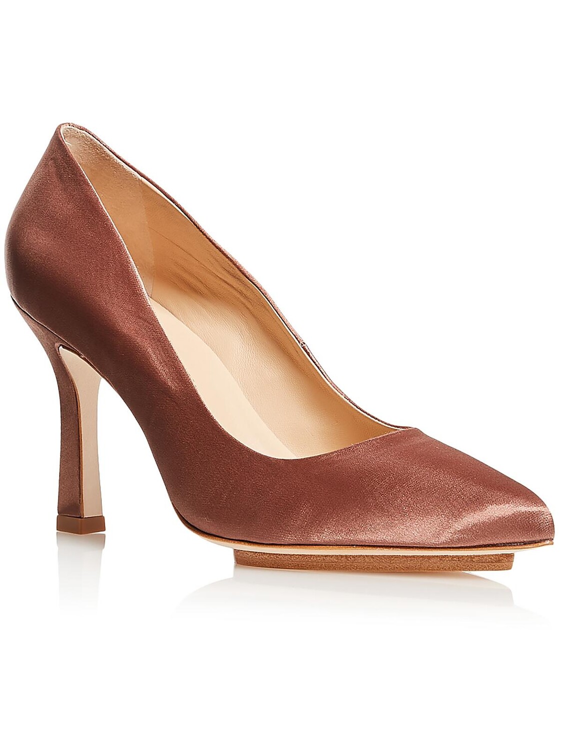 

ANITA PUMP Женские кожаные нарядные туфли Salone Monet, цвет Bronze Satin