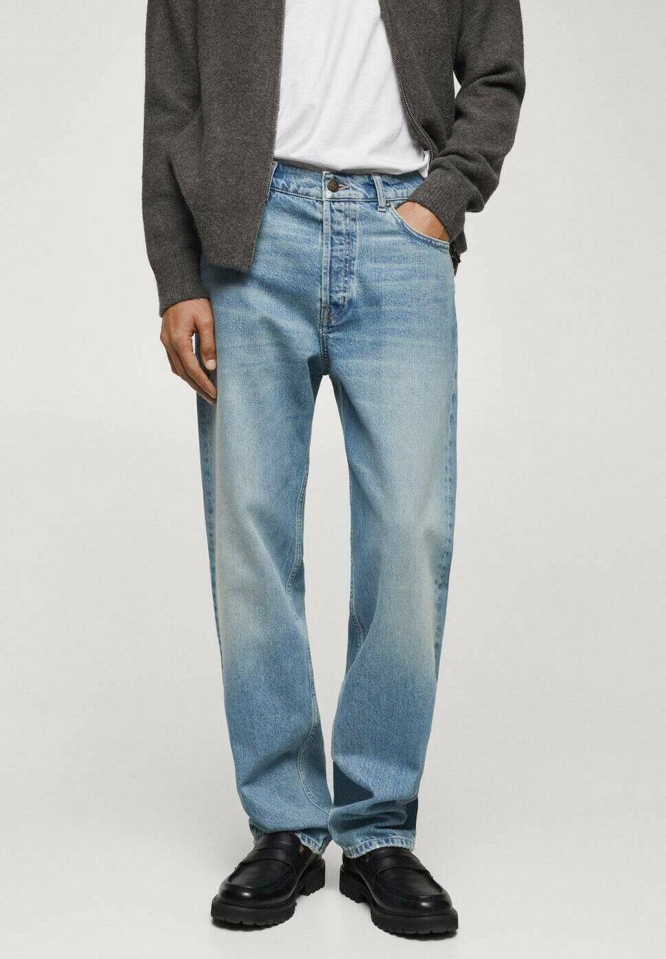 

Джинсы Baggy Pierre Mango, цвет medium vintage blue