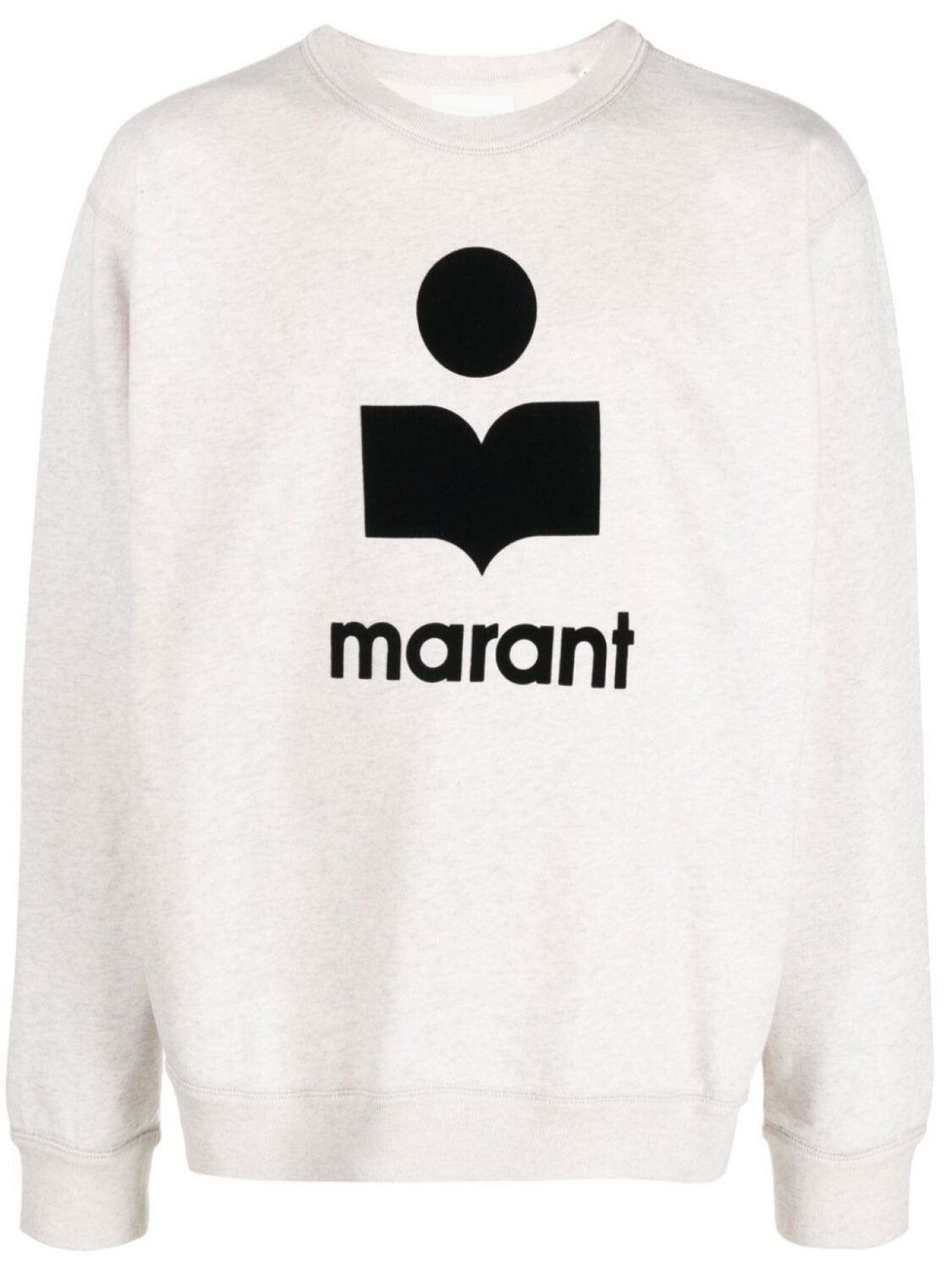 

Marant толстовка с нашивкой-логотипом, нейтральный цвет