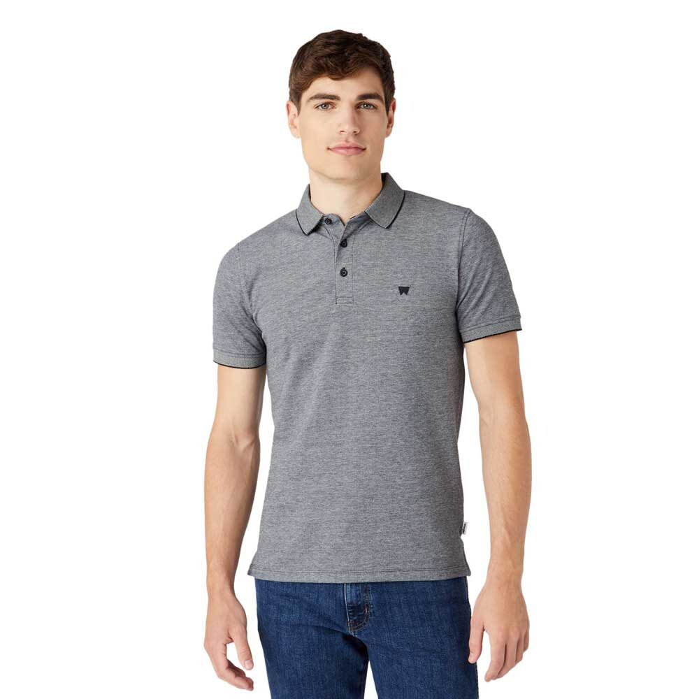 

Поло с коротким рукавом Wrangler Refined, серый