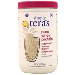 цена Tera's Whey Simply Tera's Чистый сывороточный протеин простой несладкий 12 унций