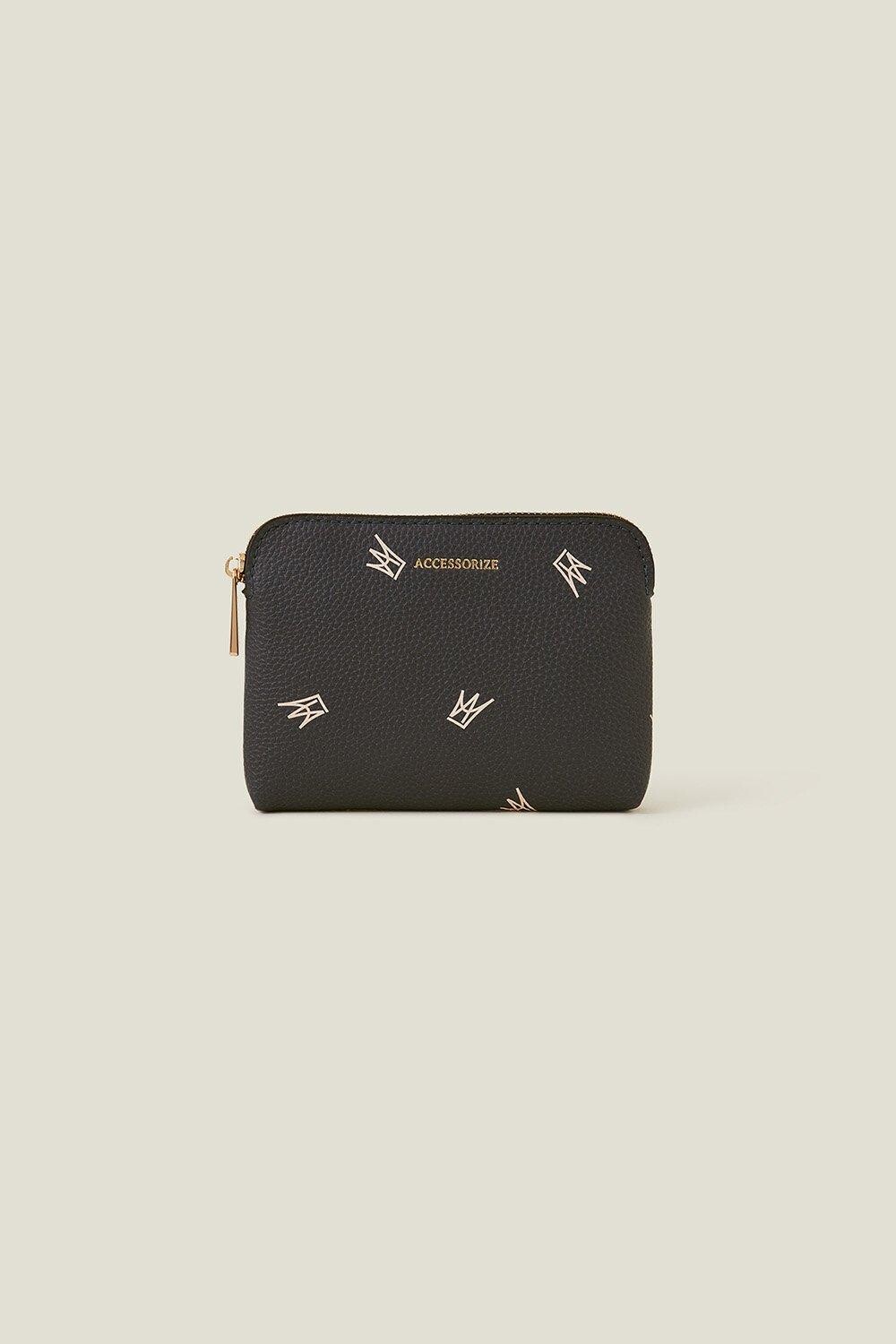 

Кошелек для монет с принтом в виде короны Accessorize, синий