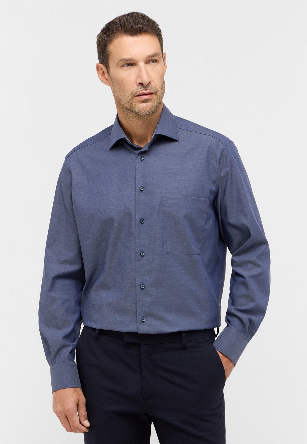 

Рубашка COMFORT FIT Eterna, синий