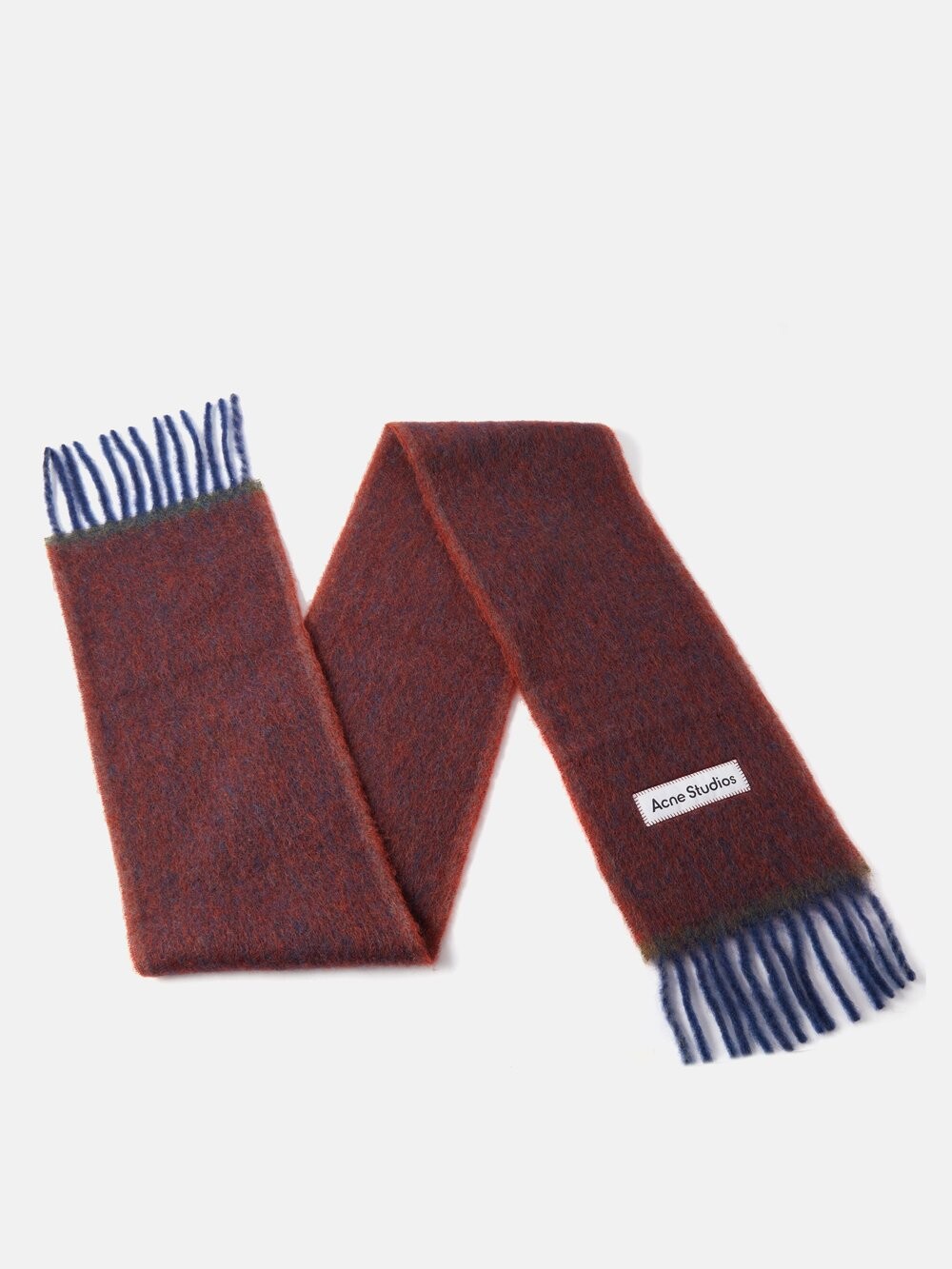 

Валяный шарф vally с кисточками Acne Studios, красный