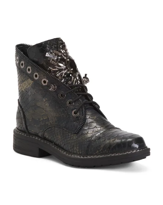 

Кожаные ботильоны Sefella с украшением Vince Camuto, черный