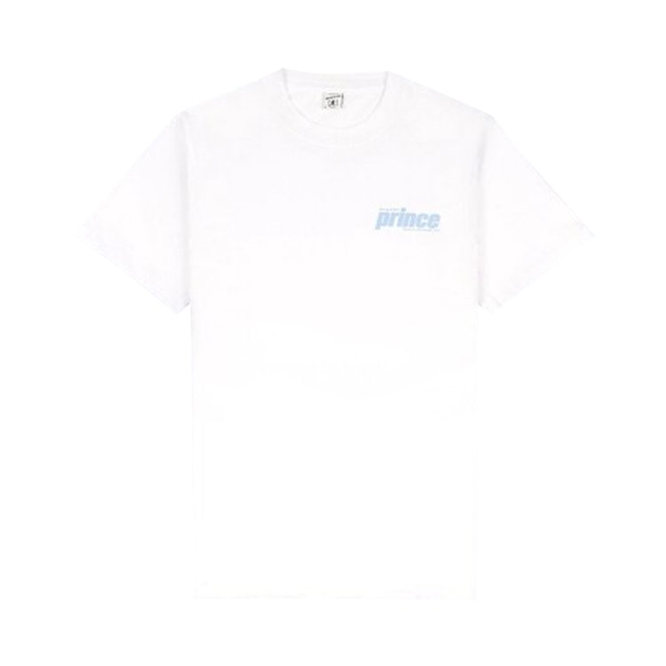 Рубашка Sporty & Rich x Prince Sporty T 'White/Bel Air Blue', белый белая футболка prince edition из сетки sporty