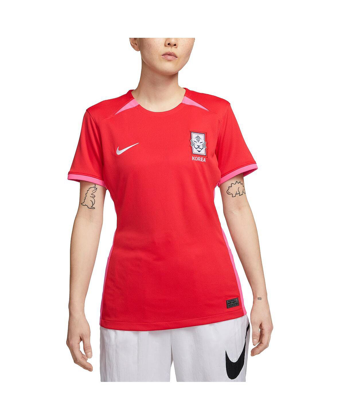 Женская красная футболка женской национальной сборной Южной Кореи 2023/24, копия домашнего стадиона Nike, красный