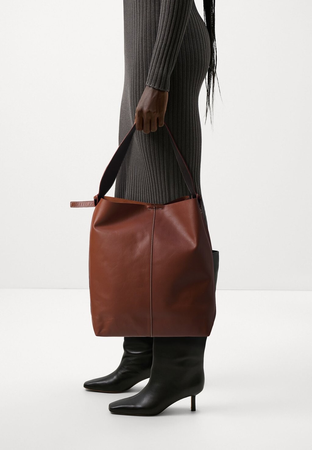 

Сумка GLOSSY MAE BAG Becksöndergaard, цвет mocha brown