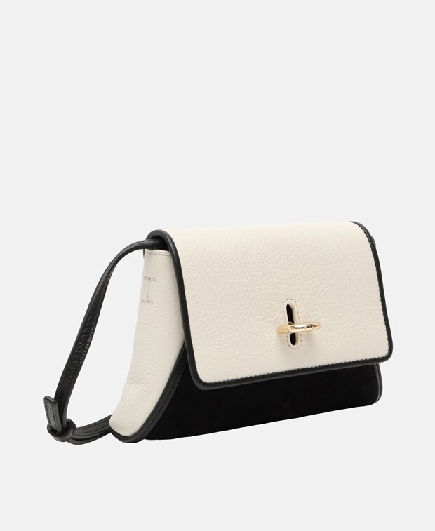 

Кожаная сумка через плечо Furla, цвет Wool White