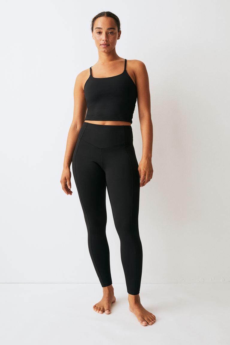 

Спортивные тайтсы DryMove H&M