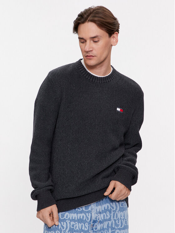 

Свитер обычного кроя Tommy Jeans, черный