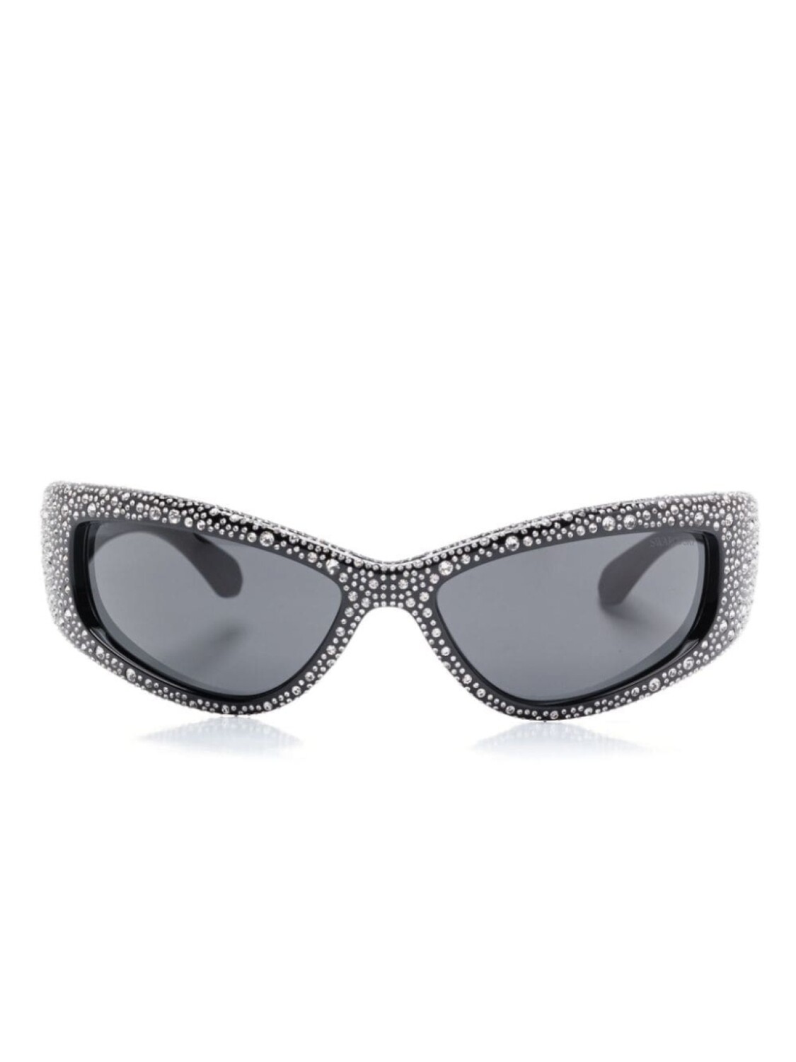 

Swarovski солнцезащитные очки с кристаллами, черный