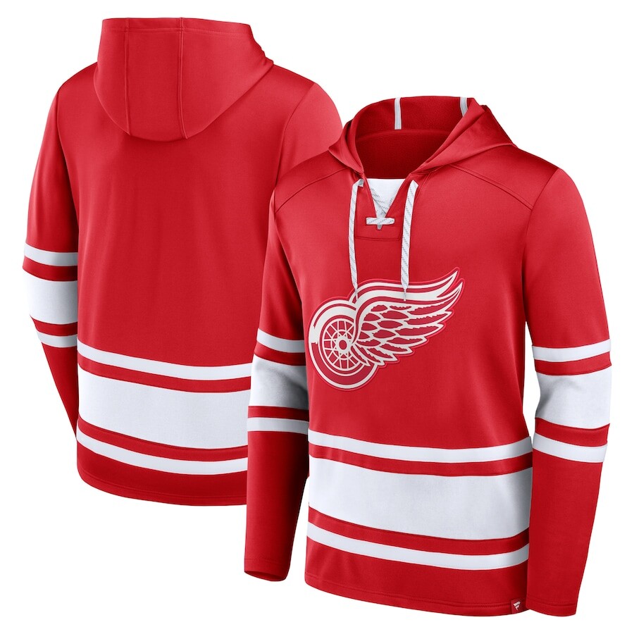 

Пуловер с капюшоном Fanatics Branded Detroit Red Wings, красный