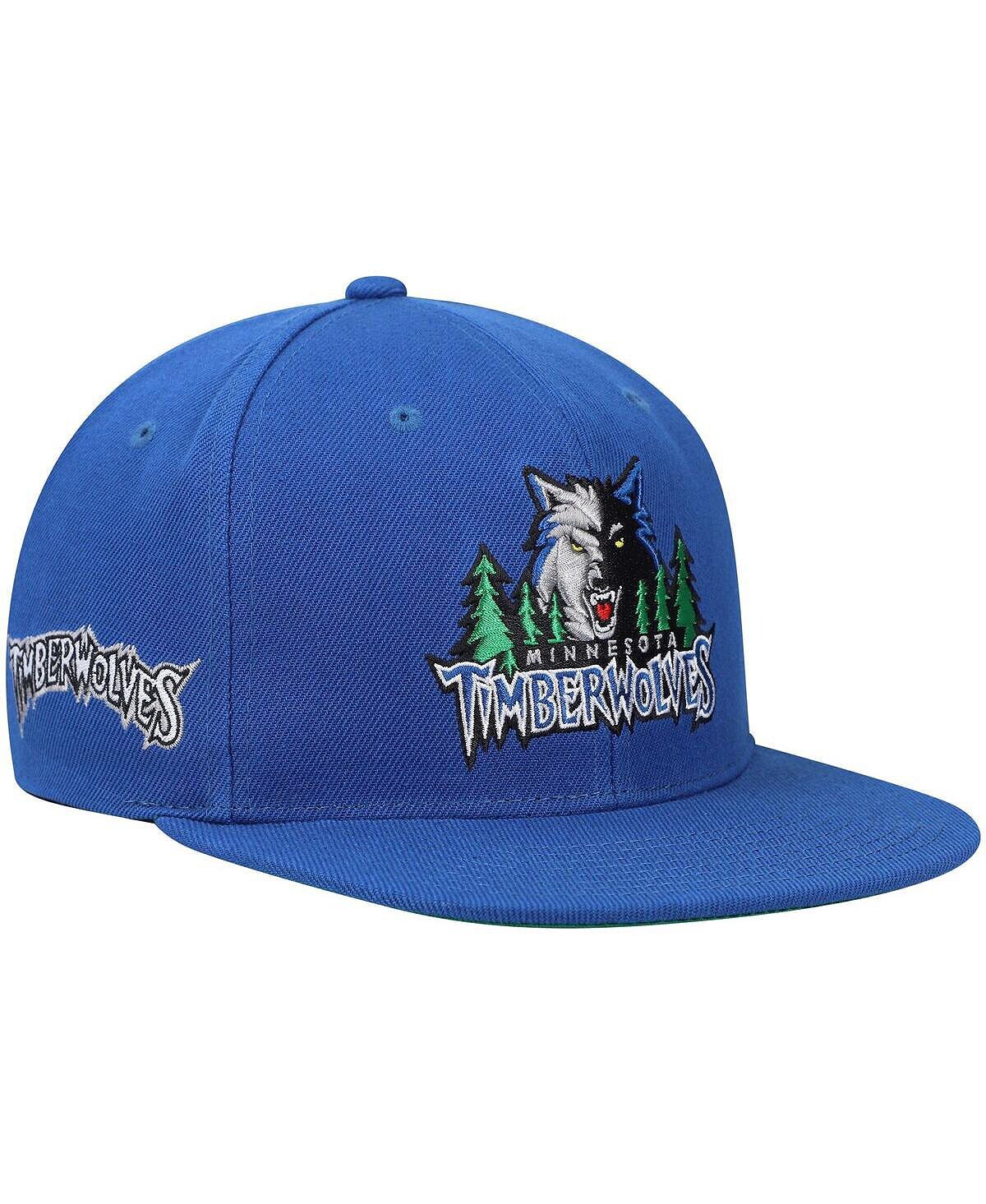 

Мужская синяя кепка Snapback Minnesota Timberwolves Hardwood Classics Mitchell & Ness