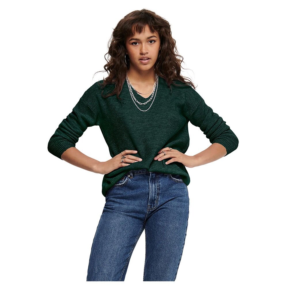 

Свитер Only Camilla V Neck, зеленый
