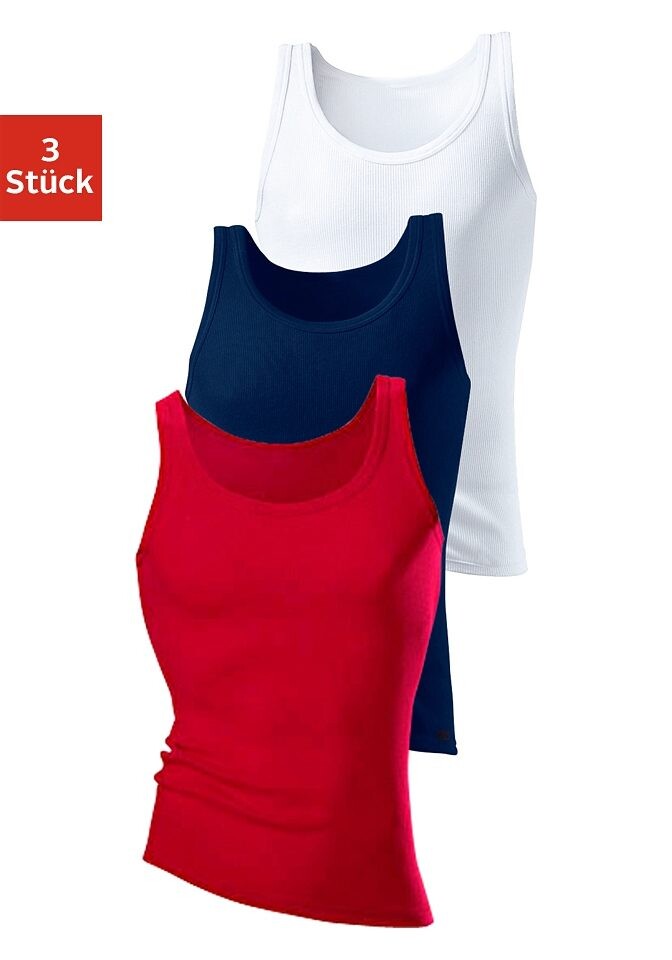 

Майка H.I.S Tanktop, цвет rot, weiß, marine