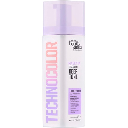 Bondi Sands Technocolor 1-часовой экспресс-пена для автозагара пурпурного цвета 200 мл