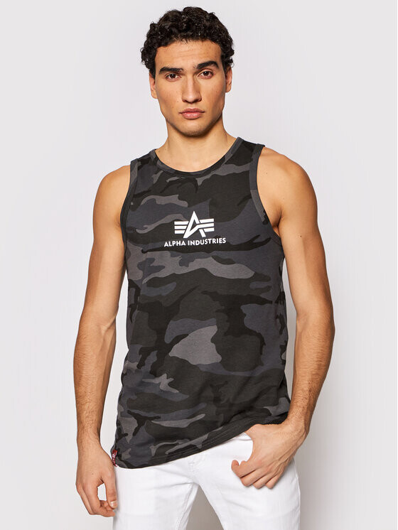 

Майка стандартной посадки Alpha Industries, серый