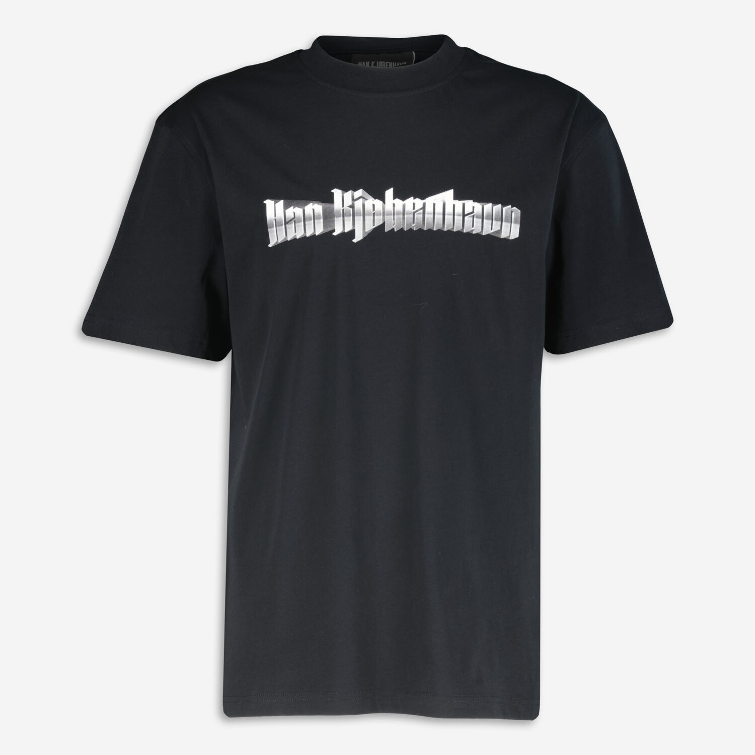 цена Черная футболка с логотипом Han Kjobenhavn