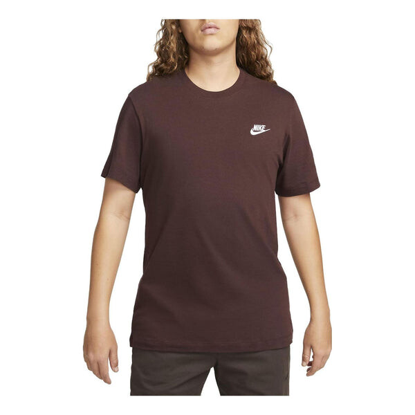

Футболка Nike NSW Club Short Sleeve Shirt 'Brown', коричневый