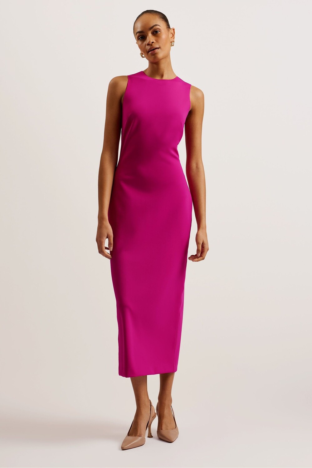 

Облегающее платье Esthaa с аквалангом Ted Baker, фиолетовый