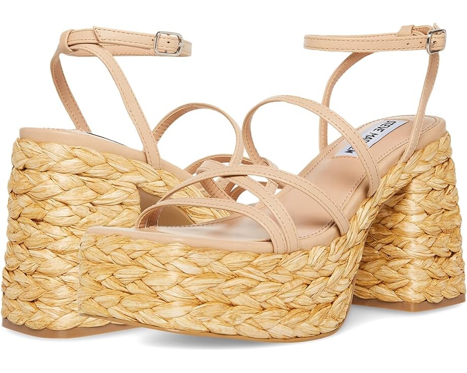 

Туфли Steve Madden Belise Wedge Sandal, цвет Natural Leather