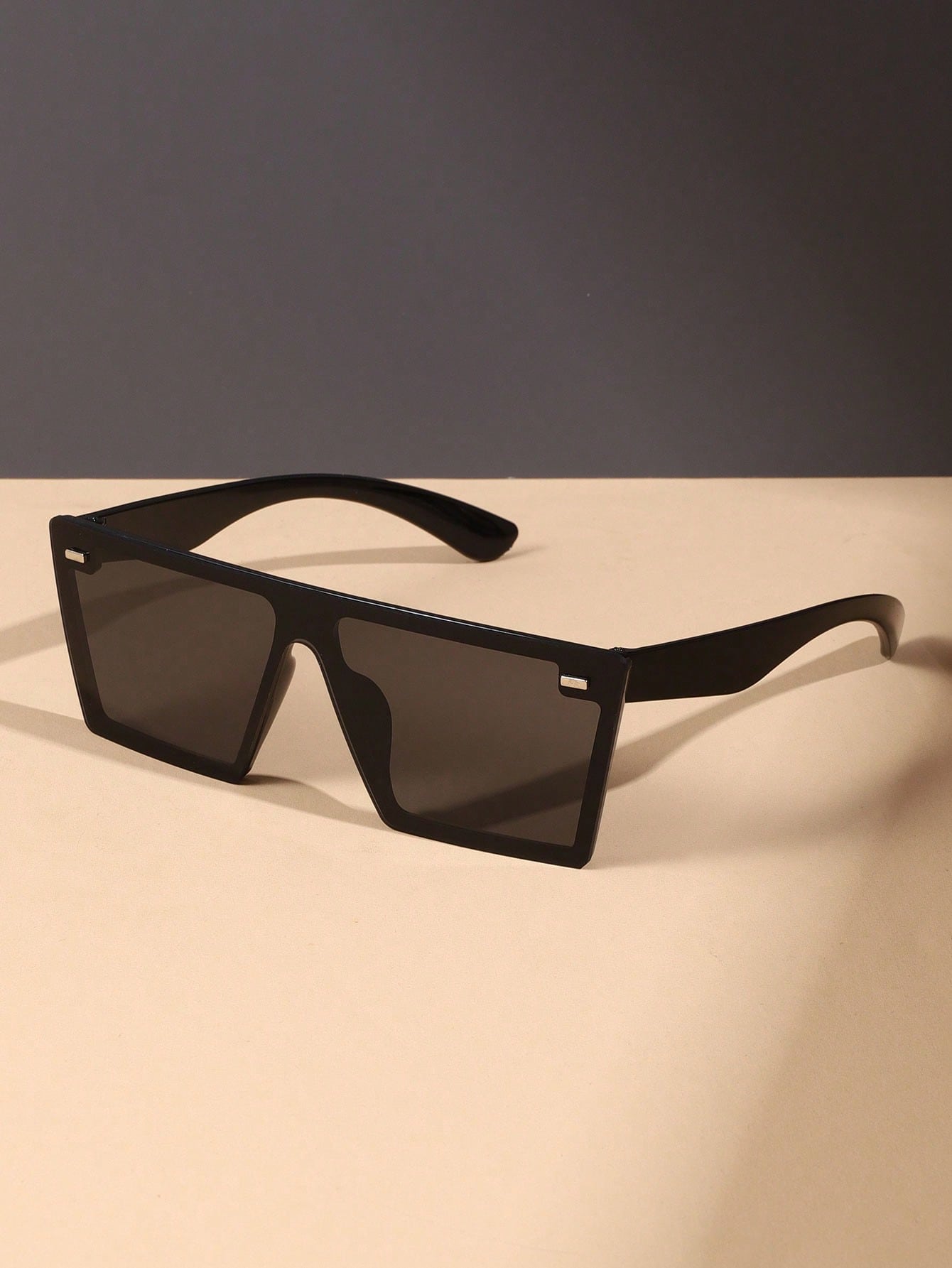 1шт модные милые повседневные спортивные солнцезащитные очки в квадратной оправе унисекс в стиле ретро Y2k
