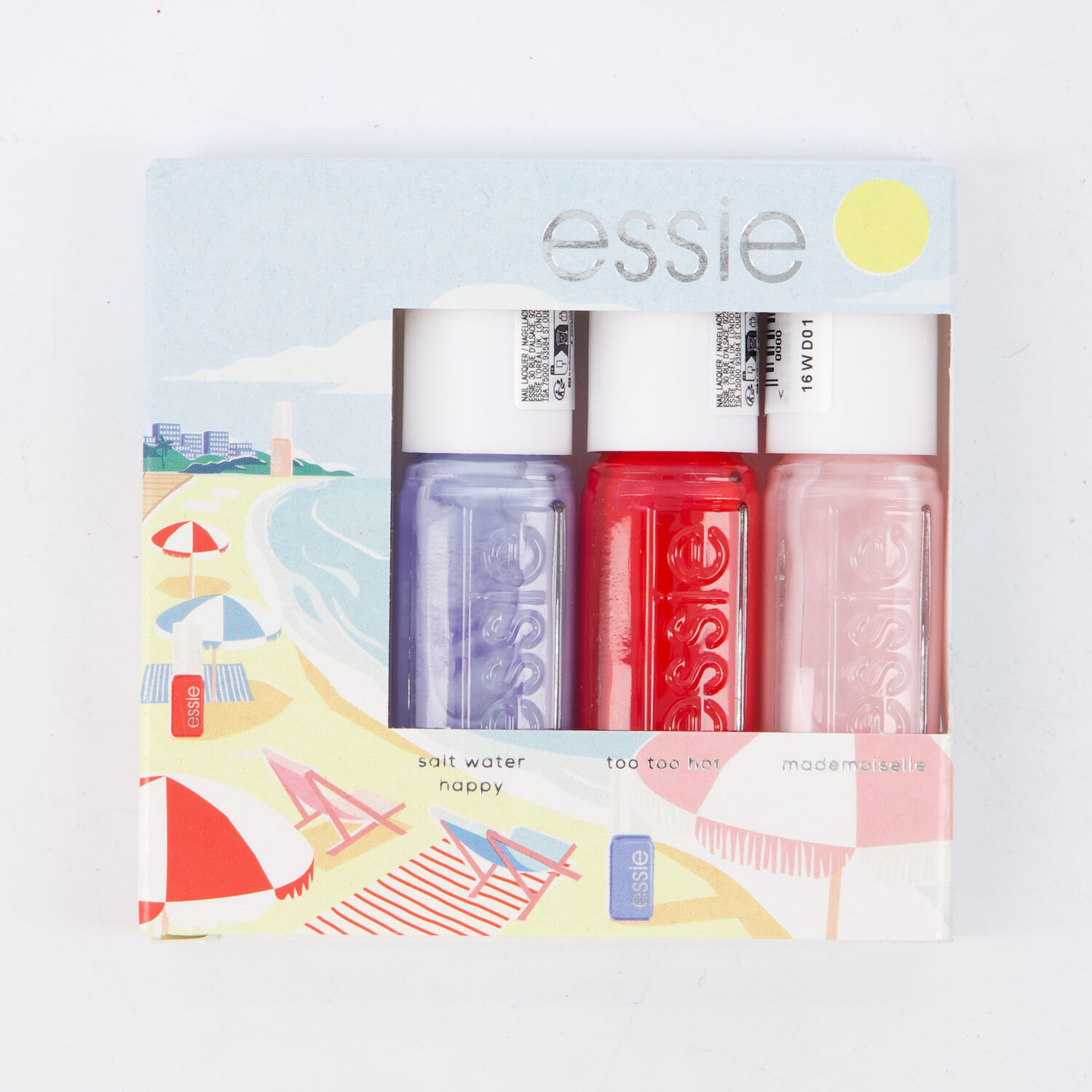Упаковка из 3 разноцветных лаков для ногтей Essie