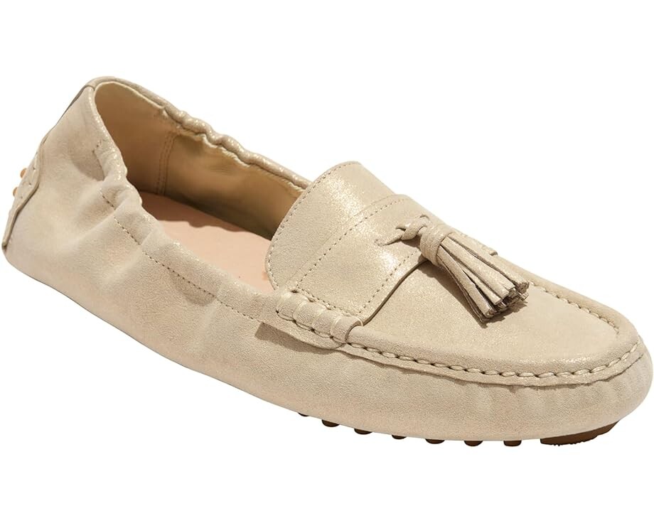 

Лоферы Jack Rogers Bedon Tassel Driver - Sueded Metallic, цвет Platinum