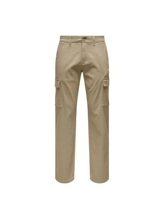 

Тканевые шорты regular fit Only & Sons, бежевый