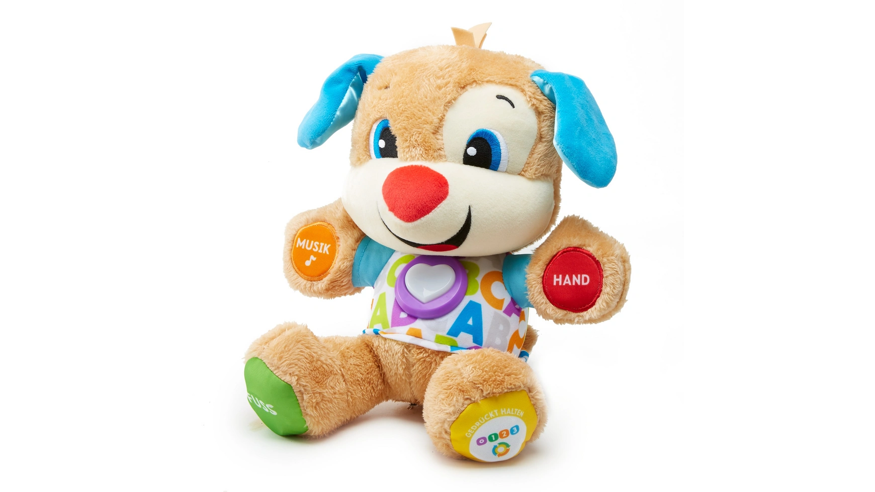 Fisher Price Learning Fun Puppy Детская игрушка с музыкой Мягкая игрушка Развивающая игрушка