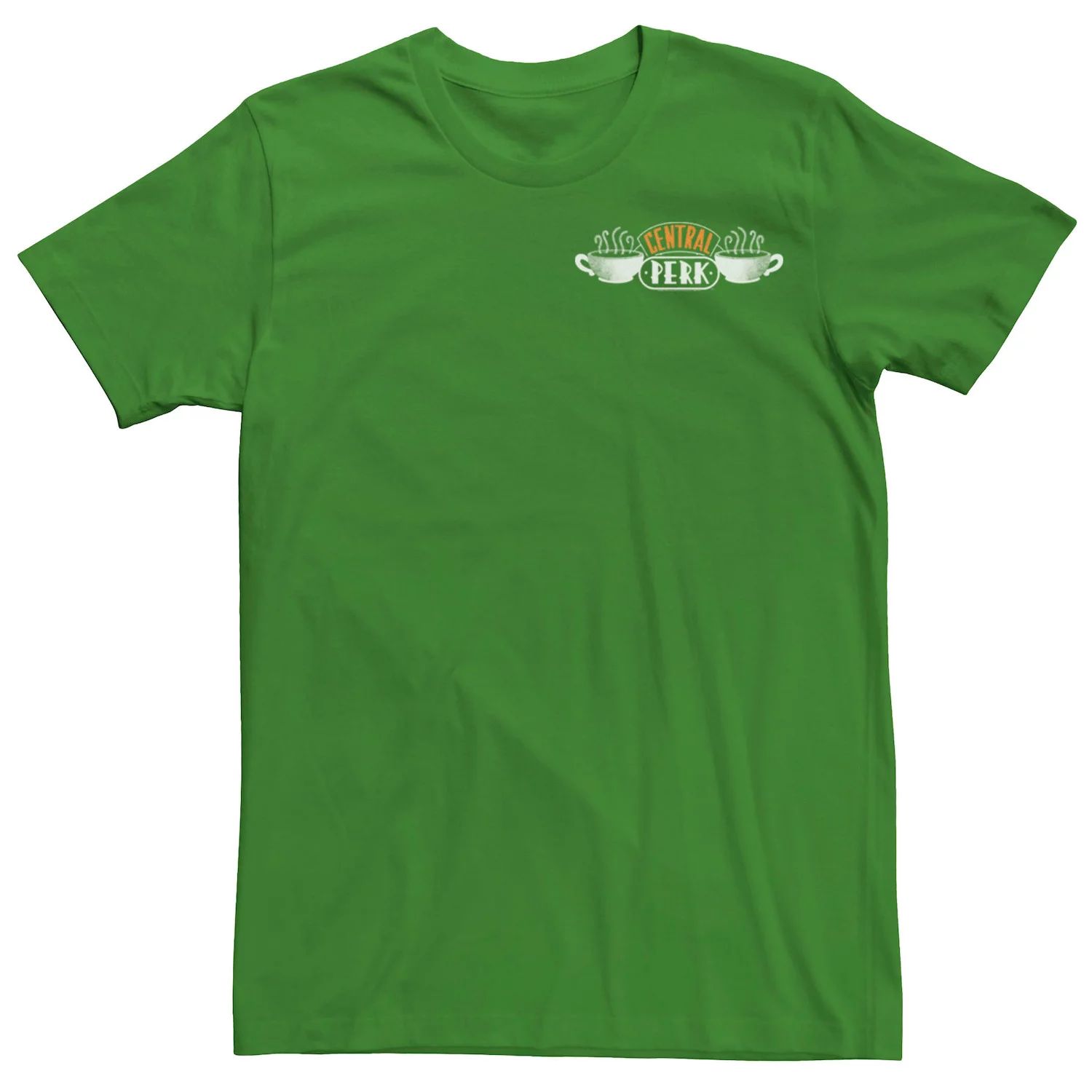Мужская футболка с логотипом и карманами Central Perk Friends Licensed Character цена и фото