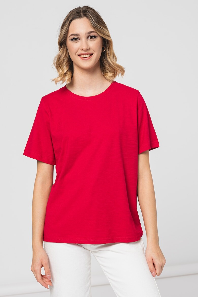 

Хлопковая футболка свободного кроя United Colors Of Benetton, красный