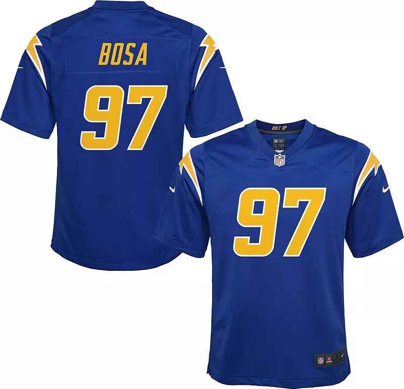 

Синяя игровая майка Nike Youth Los Angeles Chargers Joey Bosa № 97