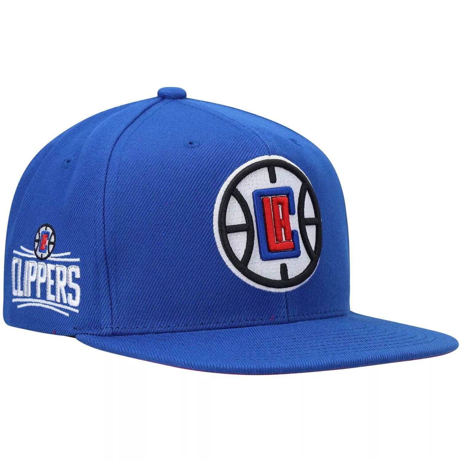 

Мужская кепка Mitchell & Ness Royal LA Clippers Core Side Snapback