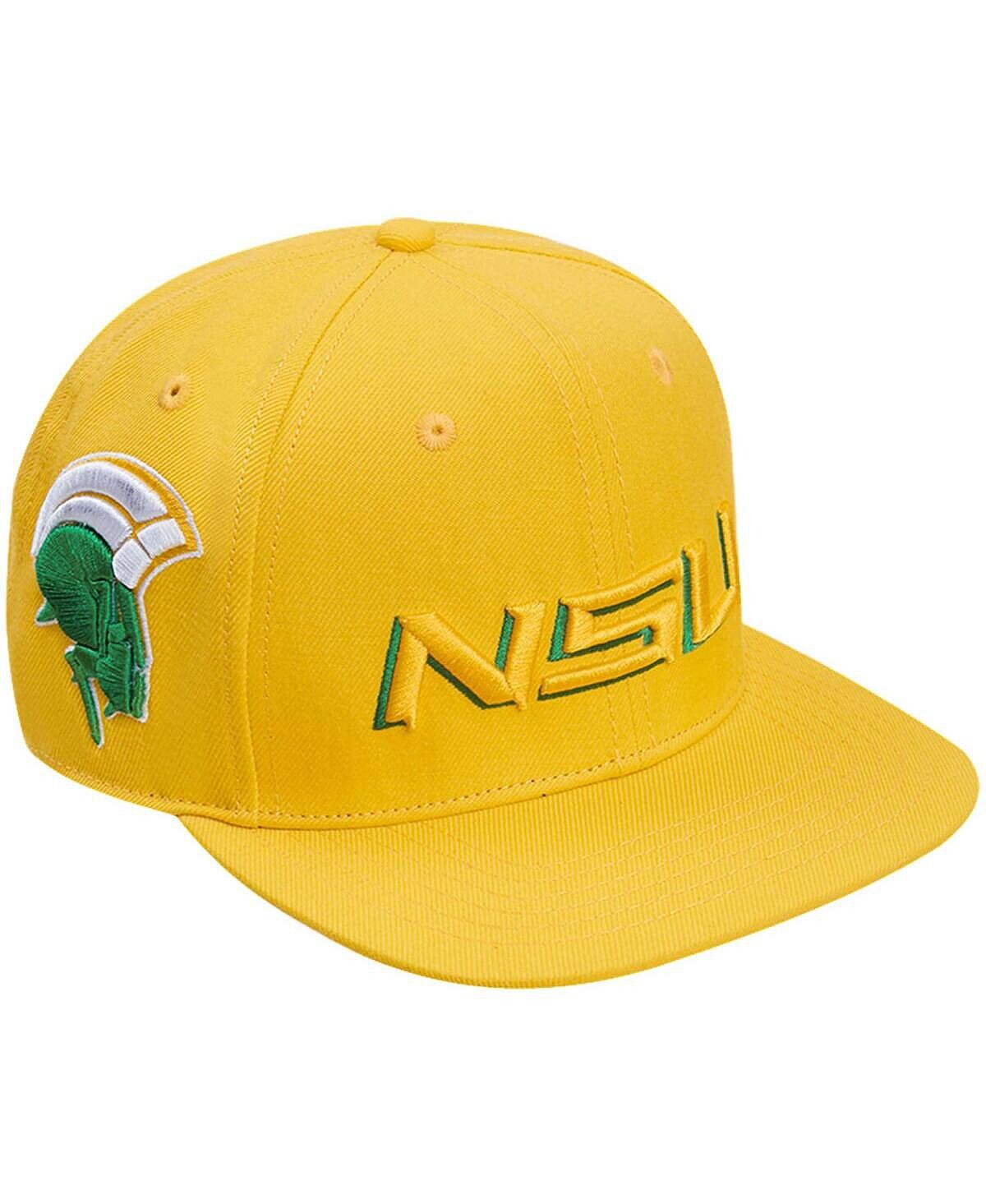 

Мужская золотистая кепка Norfolk State Spartans Evergreen NSU Snapback Pro Standard