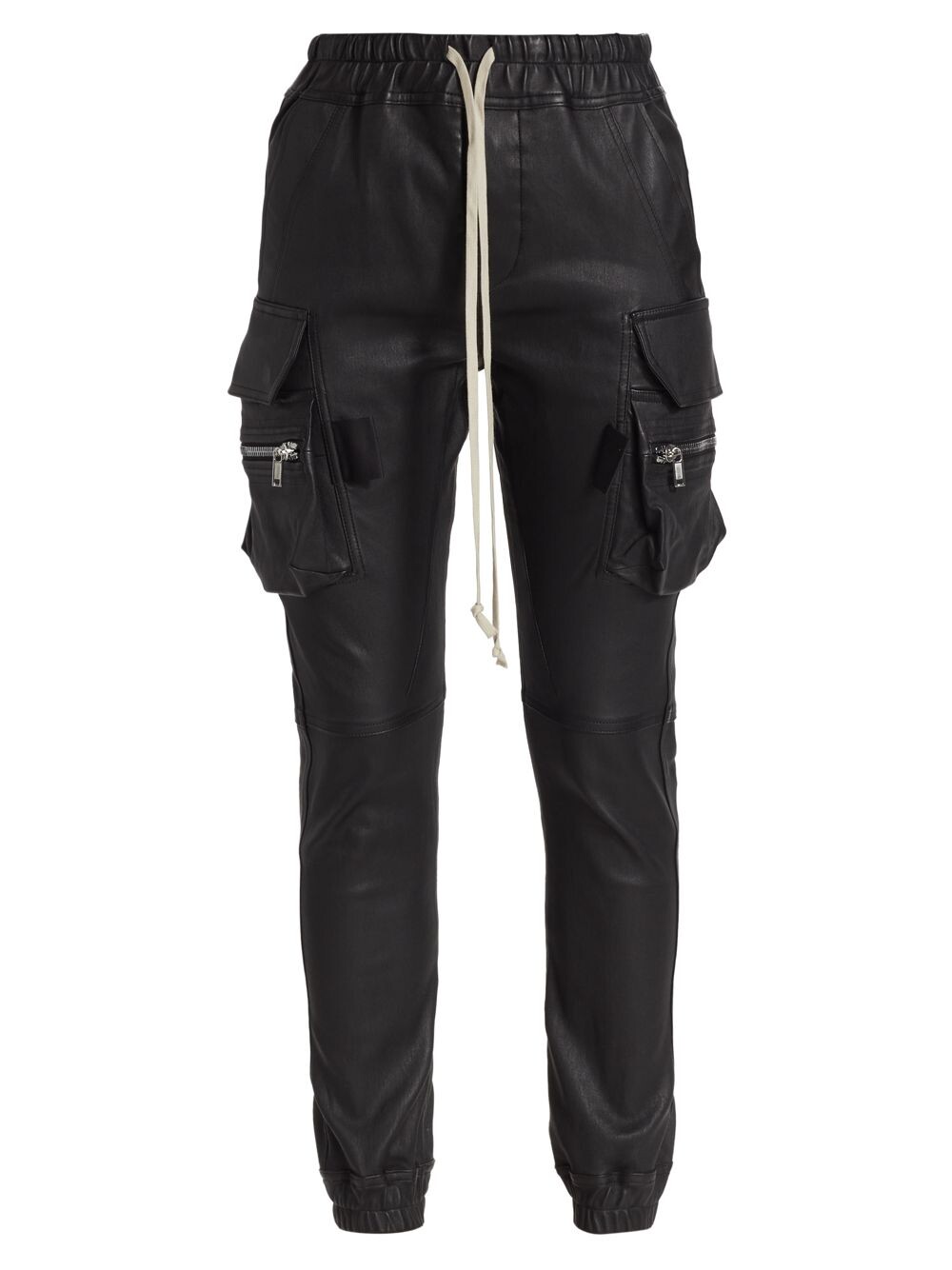 

Кожаные брюки-карго Mastodon Rick Owens, черный