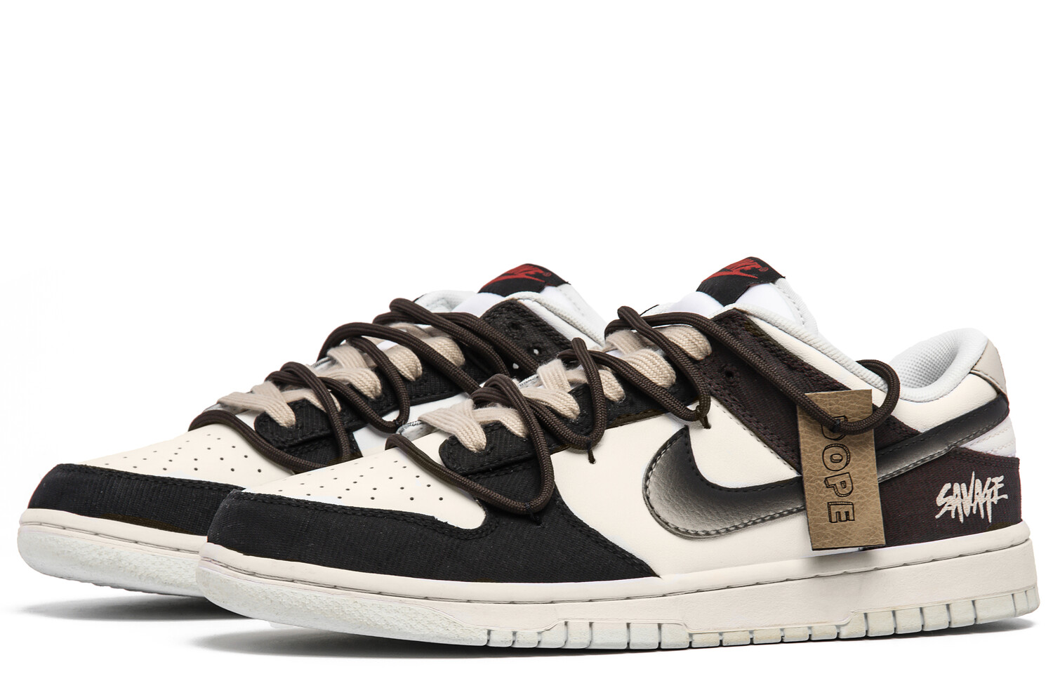 

Кроссовки Nike Dunk Skateboard Shoes Men Low-Top Brown