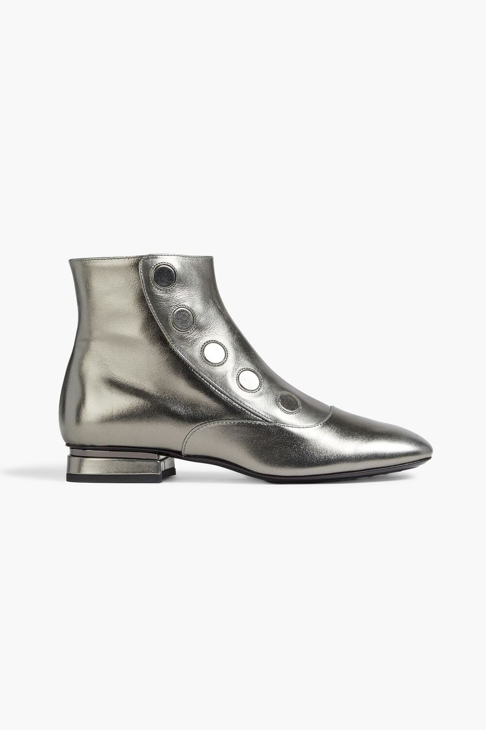 

Ботильоны из кожи металлик TOD'S, металлический