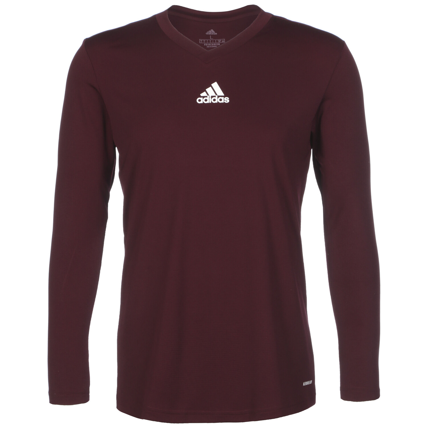 

Лонгслив adidas Performance Team Base, цвет weinrot