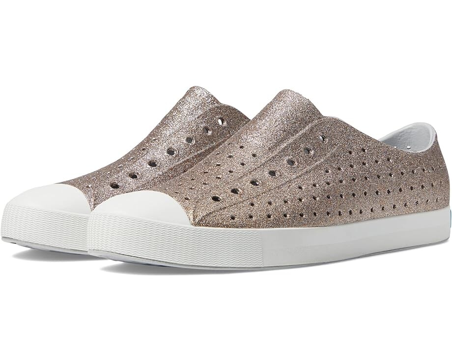 

Кроссовки Native Shoes Jefferson Bling, цвет Metal Bling/Shell White