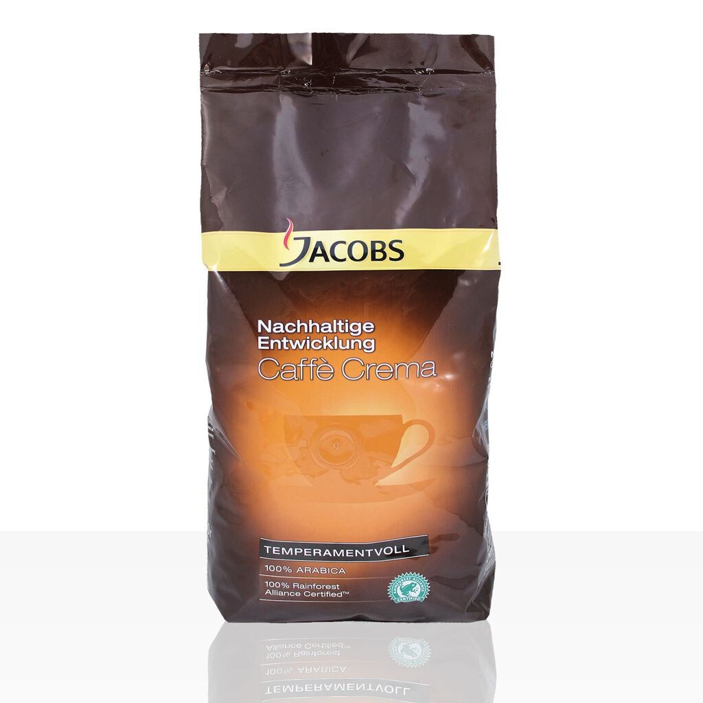 

Jacobs Sustainable Development Caffe Crema - кофе в зернах 1 кг, 100% арабика