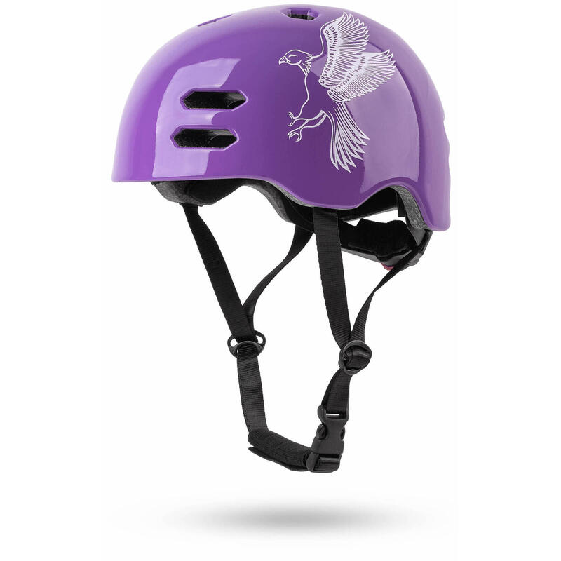 Велосипедный шлем для детей от 6 до 10 лет размер S 53-55 см. Шлем с вращающимся кольцом. Prometheus Bicycles, цвет weiss