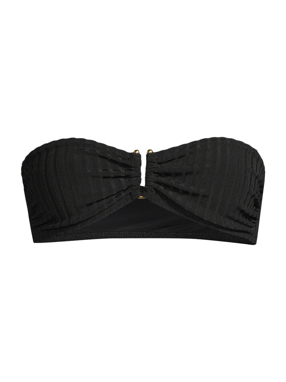 

Топ бикини Continuity Tati в рубчик Solid & Striped, черный
