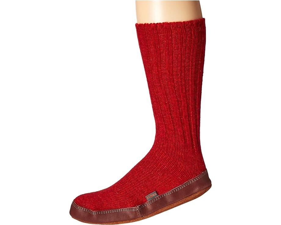 

Домашняя обувь Acorn Slipper Sock, цвет Crimson