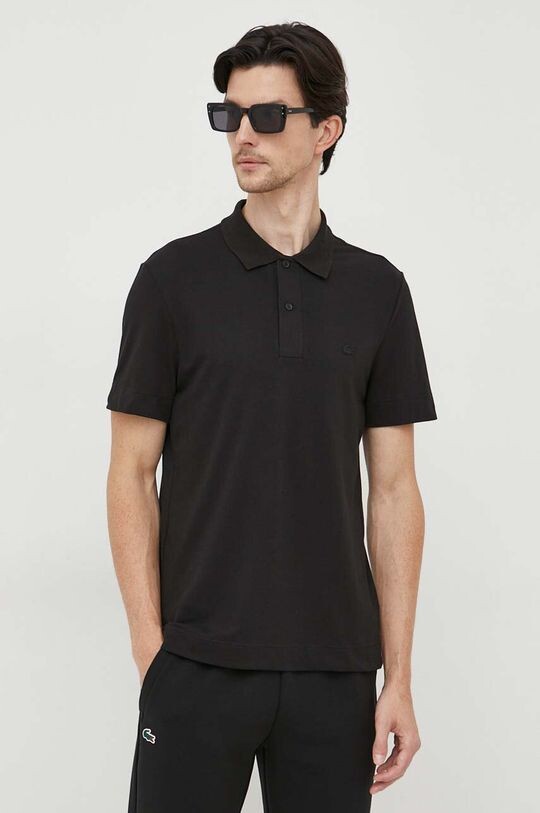 

Поло Лакоста Lacoste, черный
